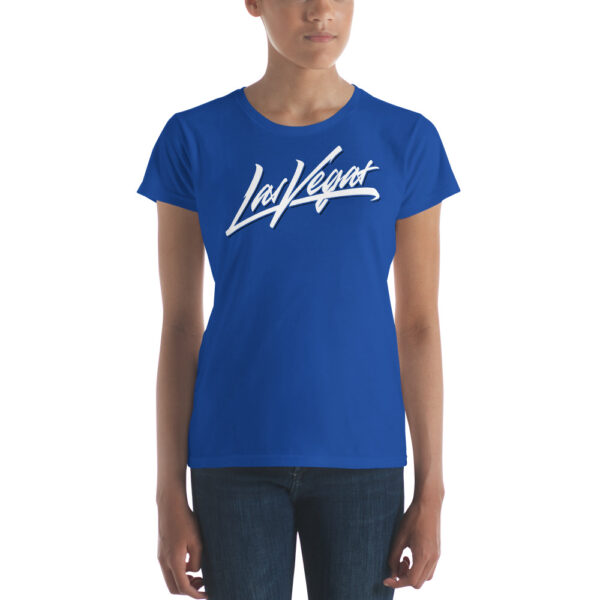 Las Vegas Brush Logo Women's short sleeve t-shirt - Image 5