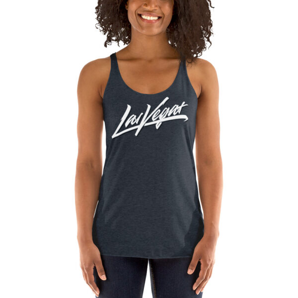 Las Vegas Brush LogoWomen's Racerback Tank - Image 4