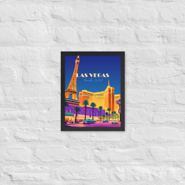 Las Vegas Neon Downtown Framed poster - Image 3