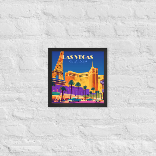 Las Vegas Neon Downtown Framed poster - Image 4