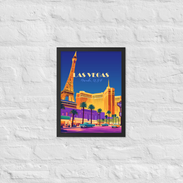 Las Vegas Neon Downtown Framed poster - Image 5