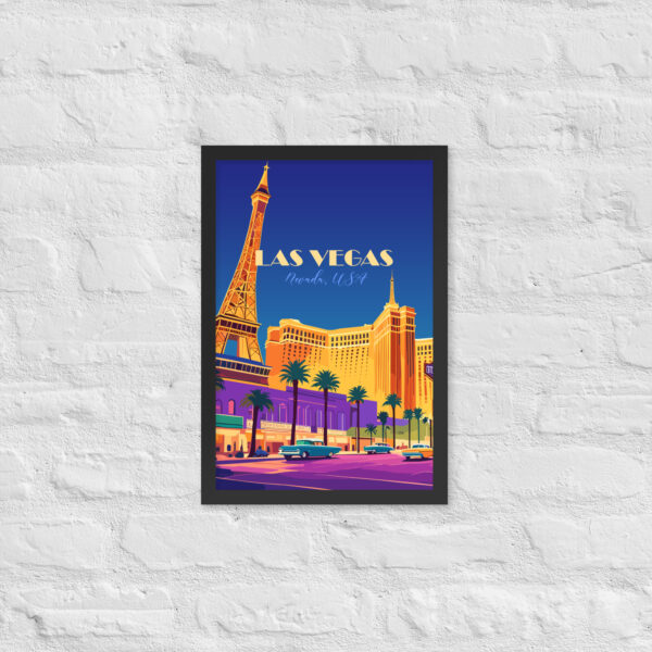 Las Vegas Neon Downtown Framed poster - Image 6