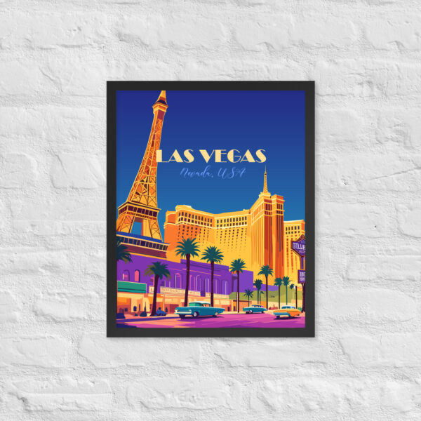 Las Vegas Neon Downtown Framed poster - Image 7