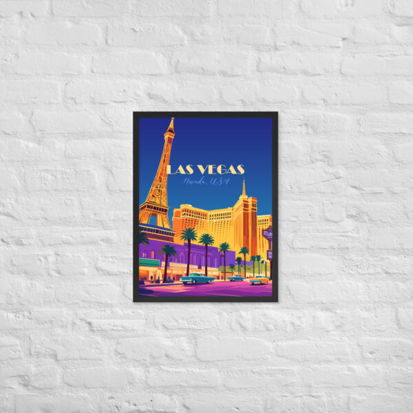 Las Vegas Neon Downtown Framed poster - Image 8