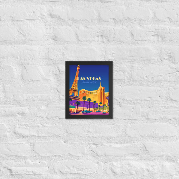 Las Vegas Neon Downtown Framed poster - Image 2