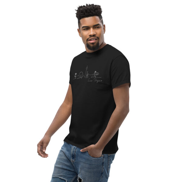 Las Vegas Skyline Line Art Unisex classic tee - Image 2