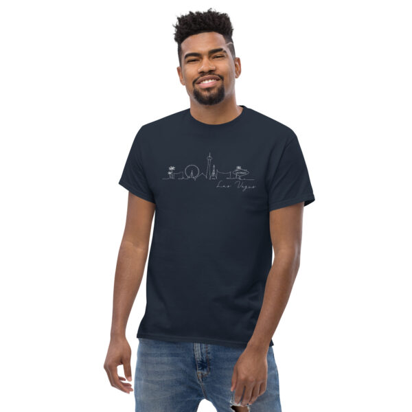 Las Vegas Skyline Line Art Unisex classic tee - Image 3