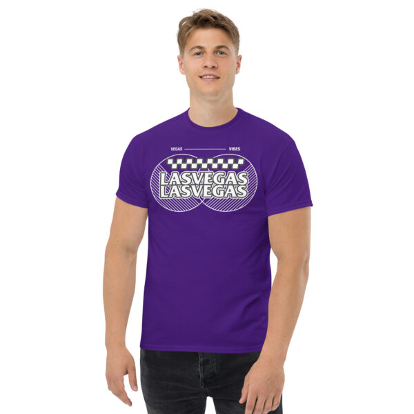 Las Vegas Vibes Checkerboard Unisex classic tee - Image 7