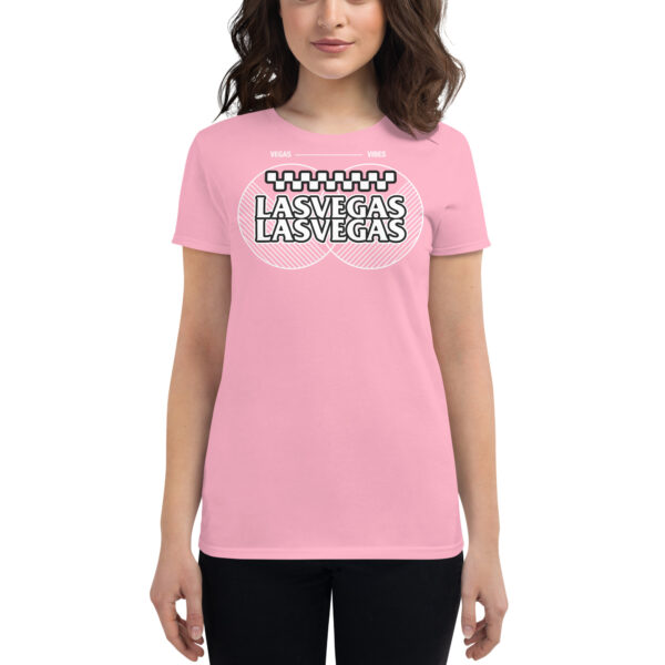 Las Vegas Vibes Checkerboard Women's short sleeve t-shirt - Image 8