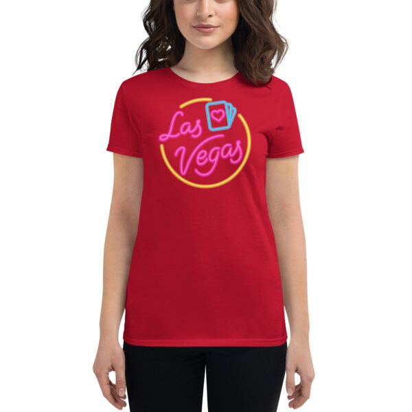 Las Vegas Neon Sign Women's short sleeve t-shirt - Image 4